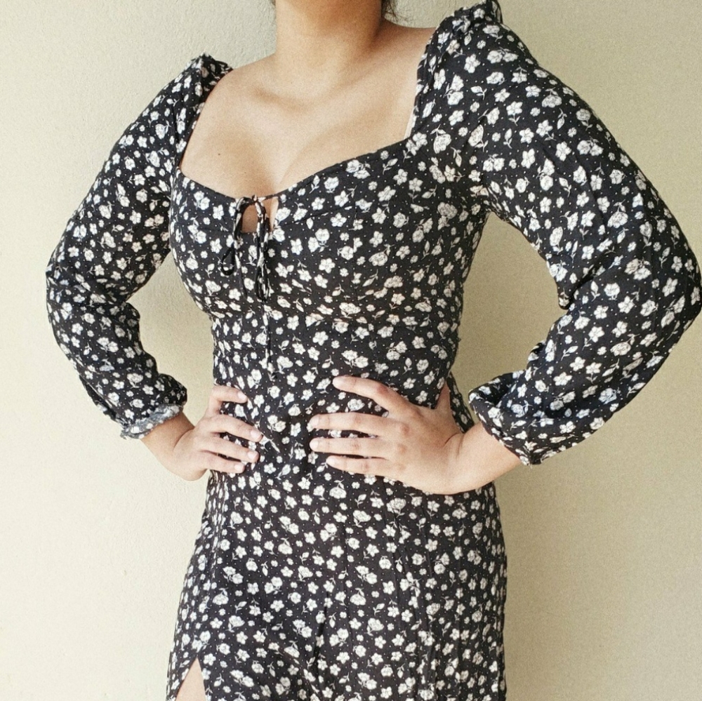 Midi Floral Dress very Realisation Par and Reformation
